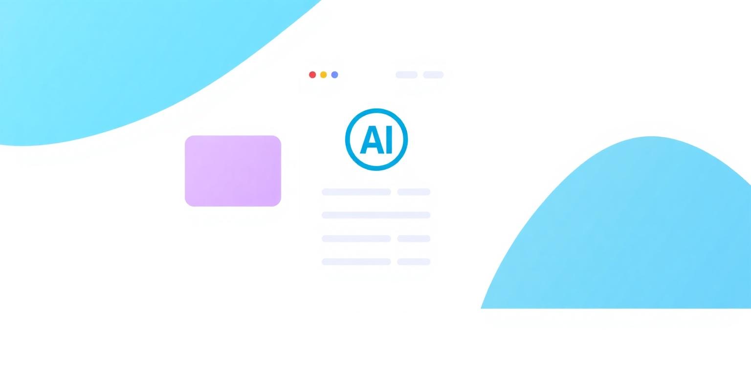 Illustration representing structured data markup on a local business website